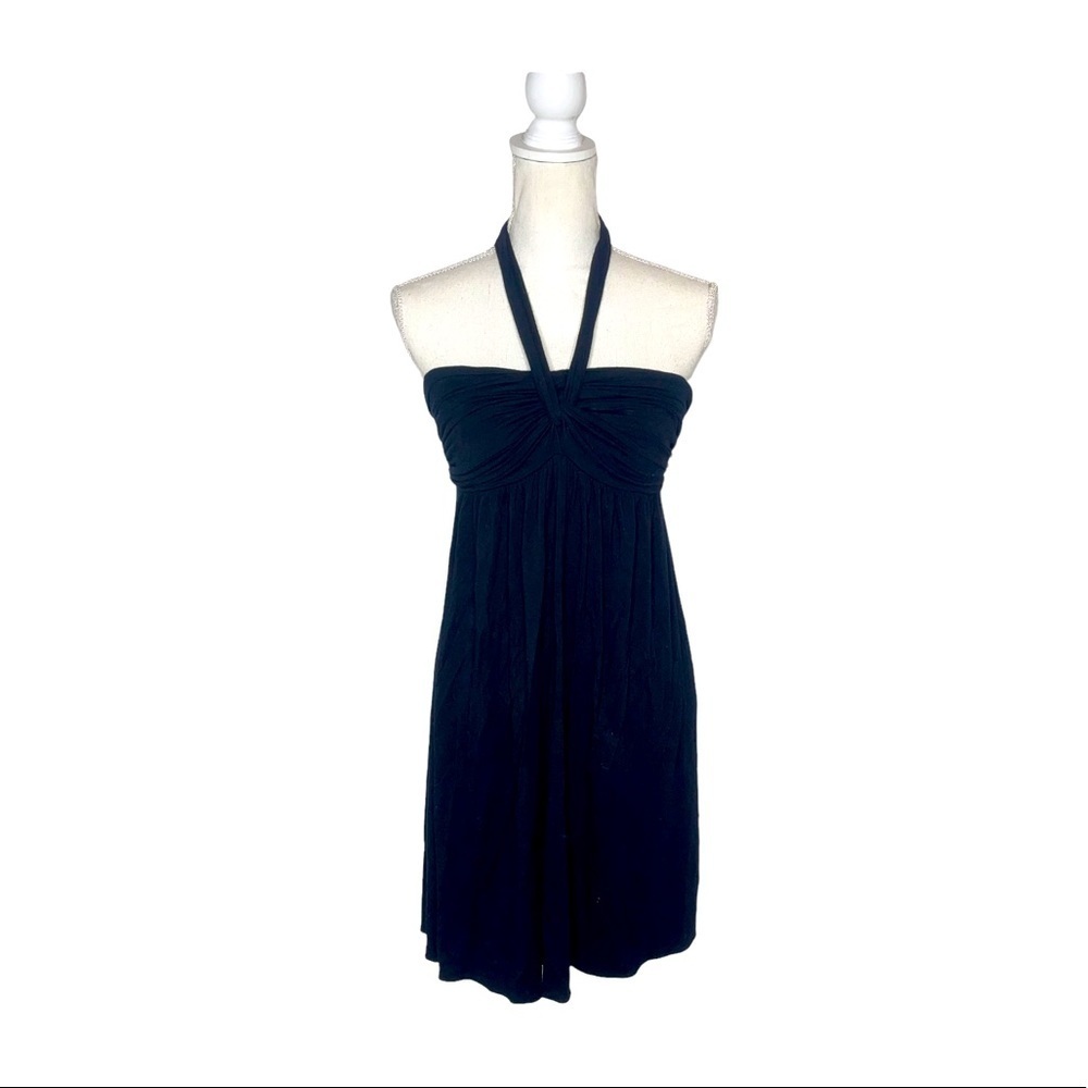 EXPRESS Black Halter Dress M